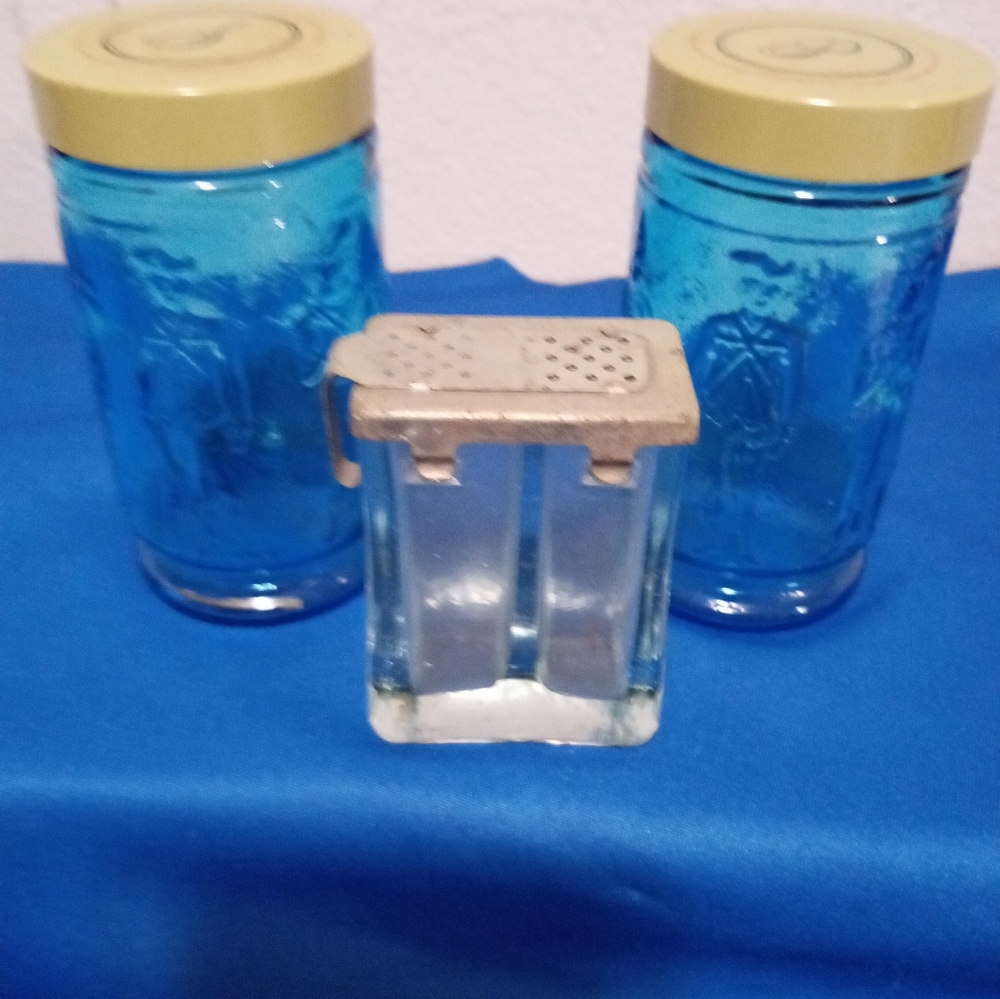 Antique salt and pepper shakers